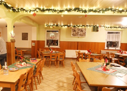 Saal des Vereinsheims